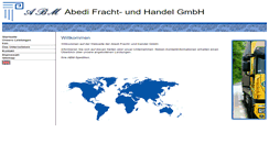 Desktop Screenshot of abedi-spedition.de